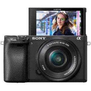 Sony Alpha ILCE-6400L 24.2MP Mirrorless Camera (Black) with 16-50mm Lens